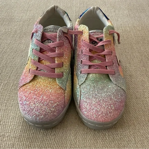 Lola + The Boys Ombré Glitter Star Sneakers - Picture 2 of 9